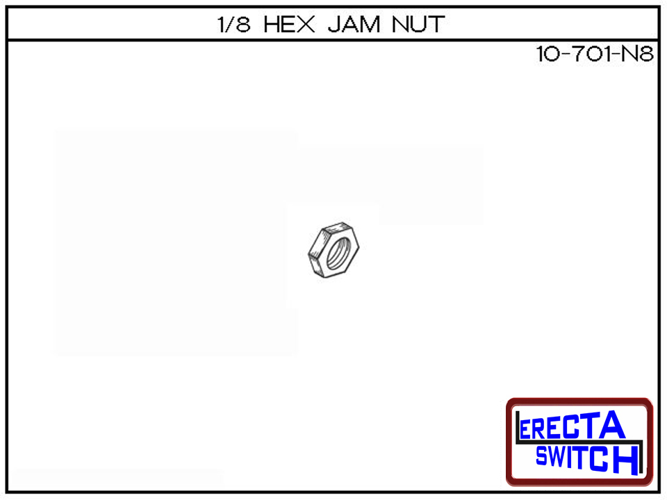 10-701-N8 Nylon Hex Nut