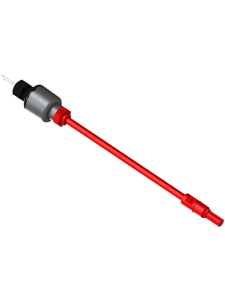 11-801-R-AC Bulkhead Vertical Mount + Receptacle — Acetal