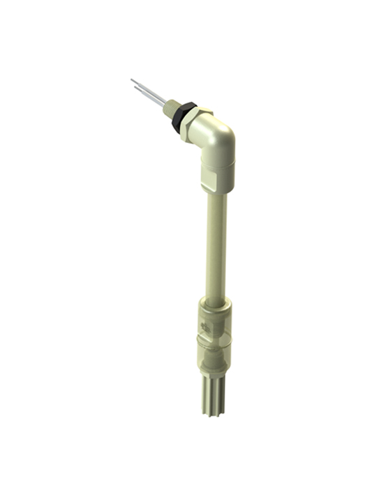 11-810-KR Angle Connector Wall Mount — Kynar PVDF