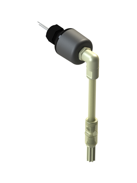 11-810-R-KR Angle Connector + Receptacle — Kynar PVDF