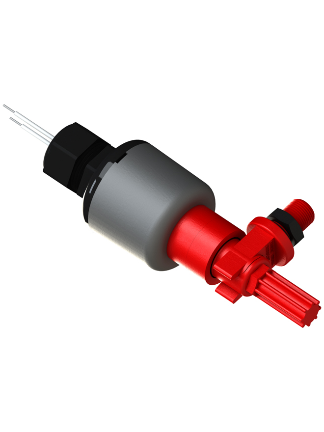 11-895-R-AC Snap-In Bracket + Receptacle — Acetal